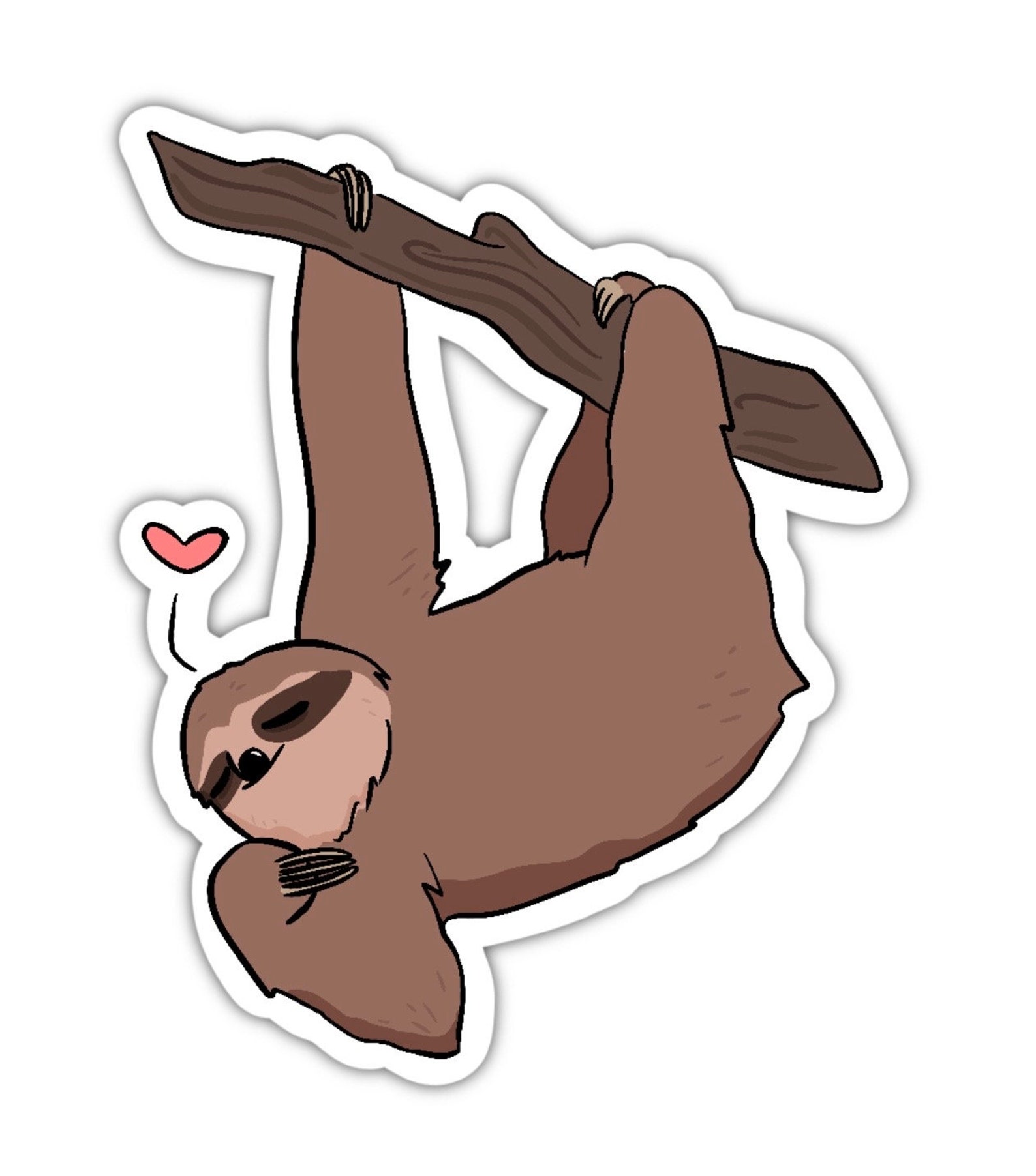 Sloth Sticker, Cute Laptop Sticker, Waterproof Sticker, Water Bottle ...