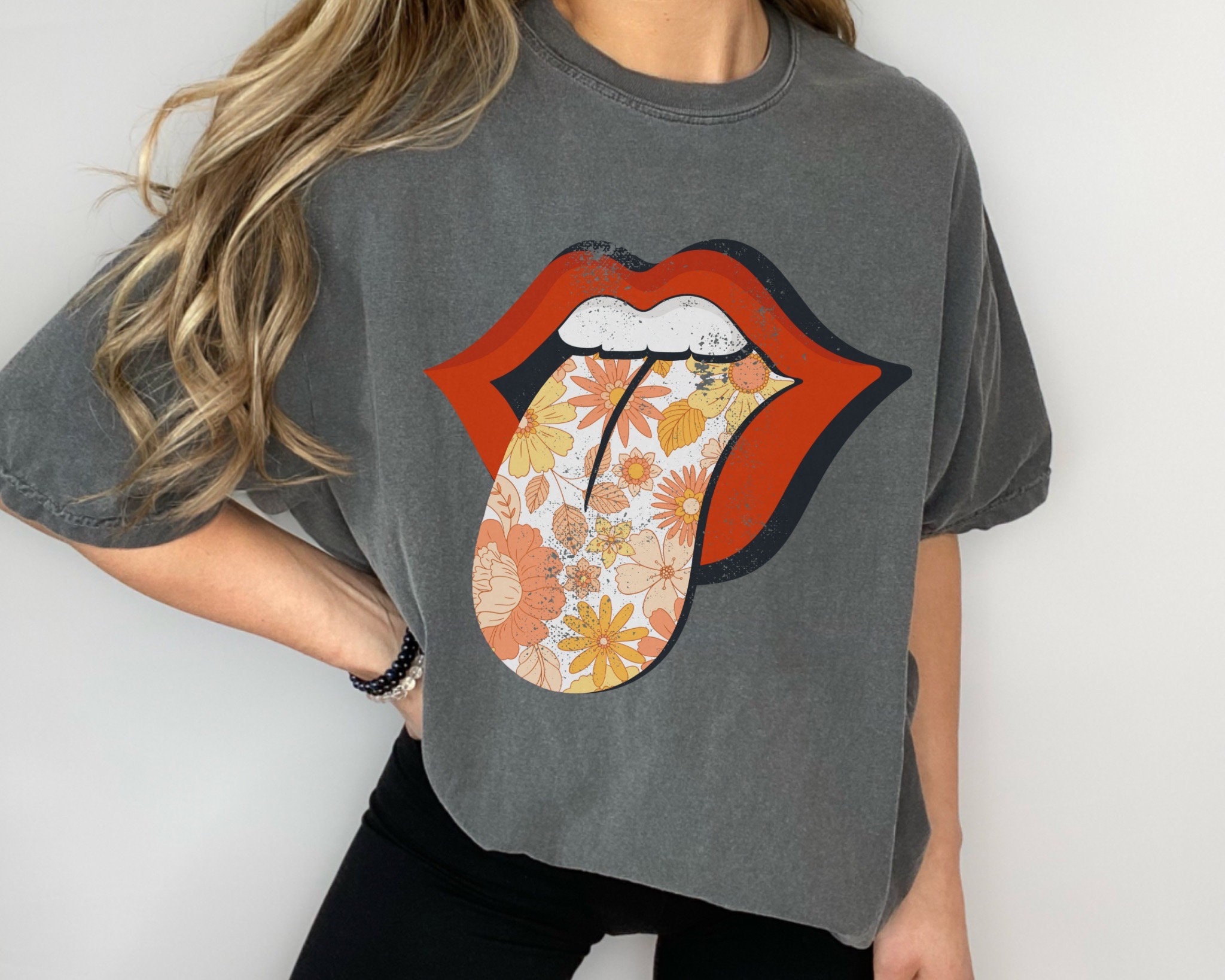 Tongue and Mouth Tee - Etsy