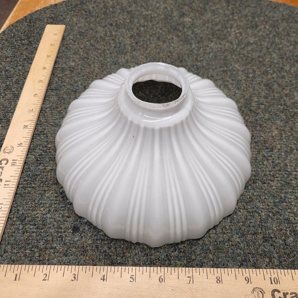 Antique Glass Lamp Shade Art Deco