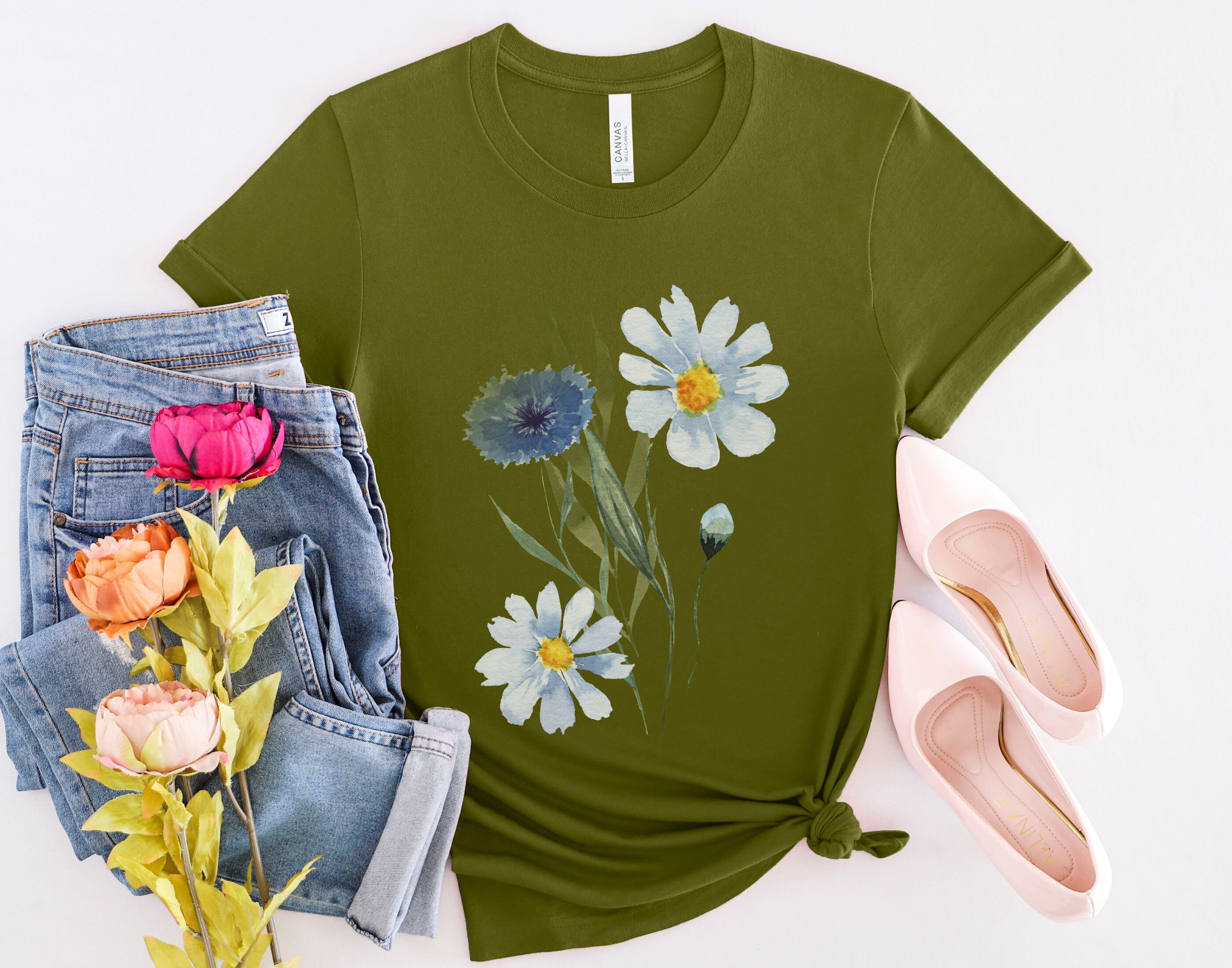 Floral Art Shirt