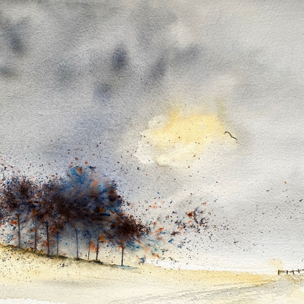 Wind Blowing Tree - Etsy