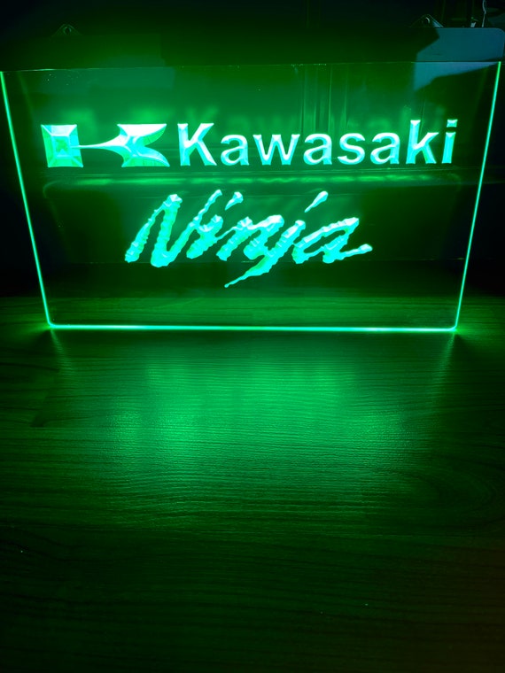 Kawasaki Ninja LED Neon Green Light Sign 8x12 - Etsy
