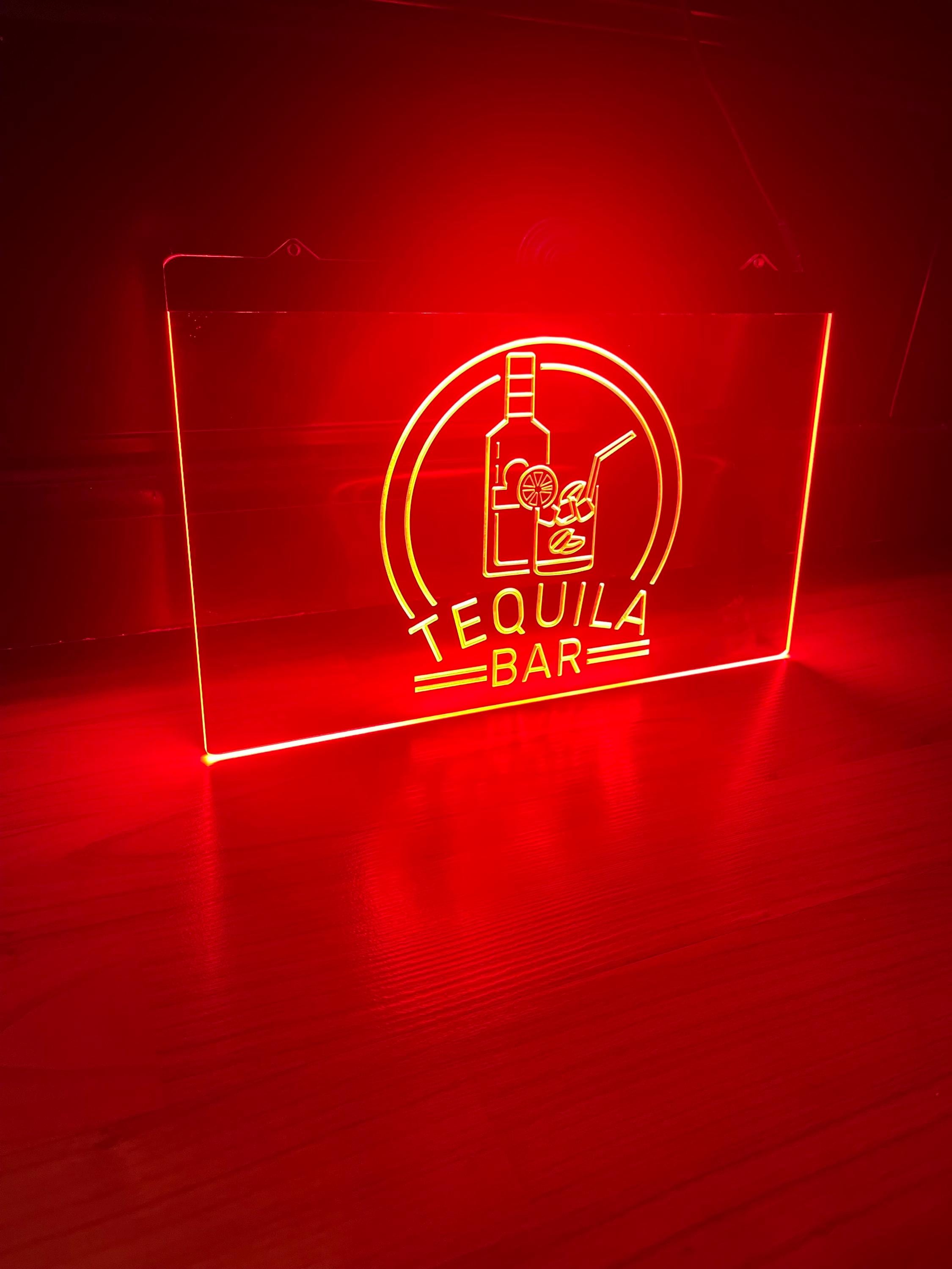 テキーラ バー LED ネオン レッド ライト サイン 8x12 - Etsy 日本