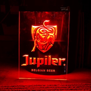 Jupiler Belgian LED Neon Red Light Sign 8x12