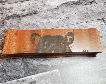 Rat Würfelbox mit Magnetdeckel, Würfelhalter in Reisegröße, Table Top Gaming Zubehör, handgemachtes Geschenk für Gamer