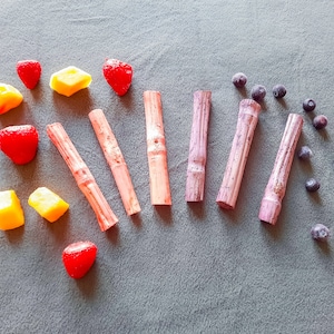 FRUITY BAMBOO STICKS - Chew Treats for Bunnies, Chinchillas, Birds, and any other small animal.