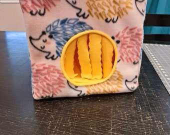 CUSTOM CUDDLE CUBE for small animals - Hedgehogs, Guinea Pigs, Ferrets, Gerbils, Hamsters, Sugar Gliders, Rats, Bunnies, Kittens, Puppies