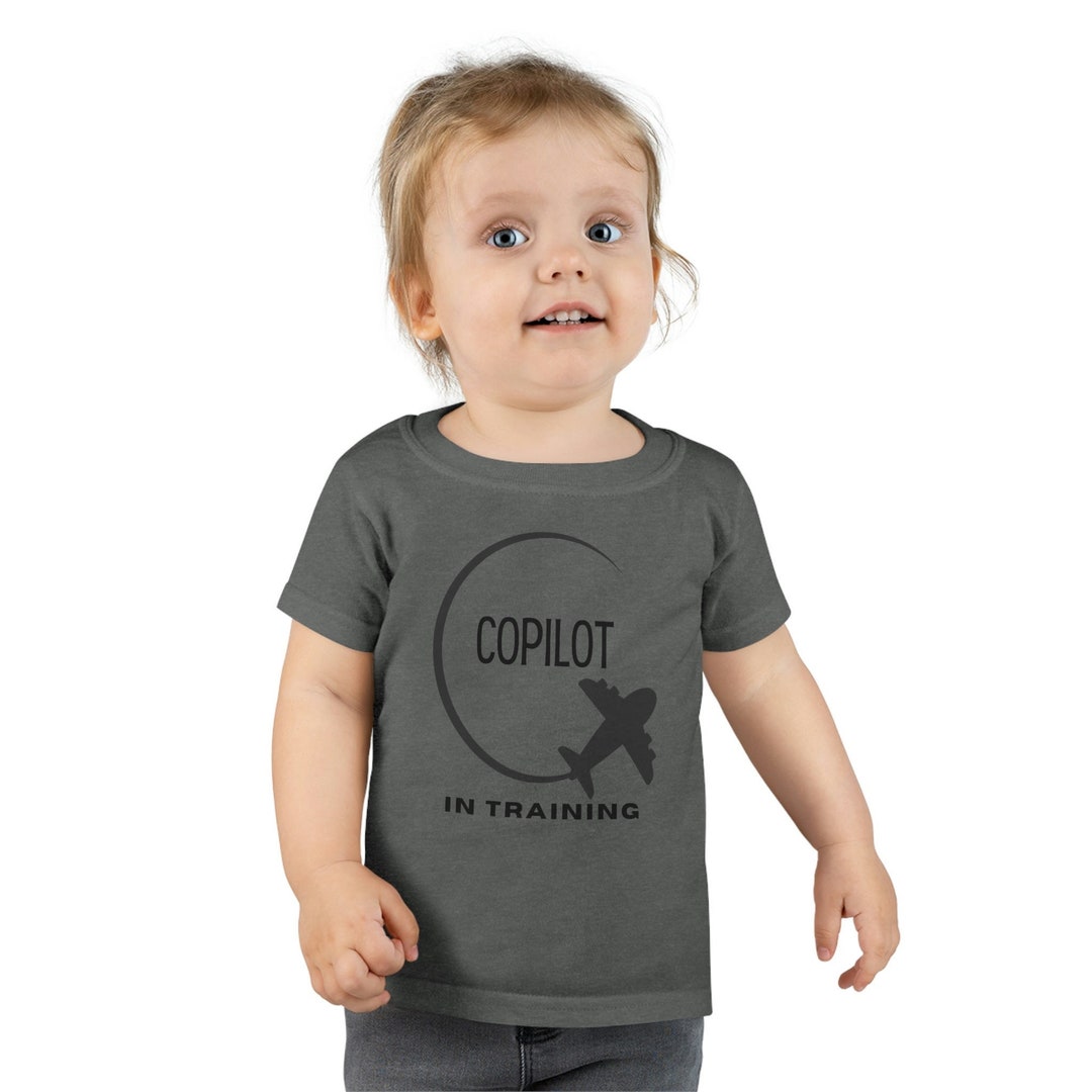 COPILOT Toddler Airplane Shirt Baby Copilot Jetsetter Shirt Etsy