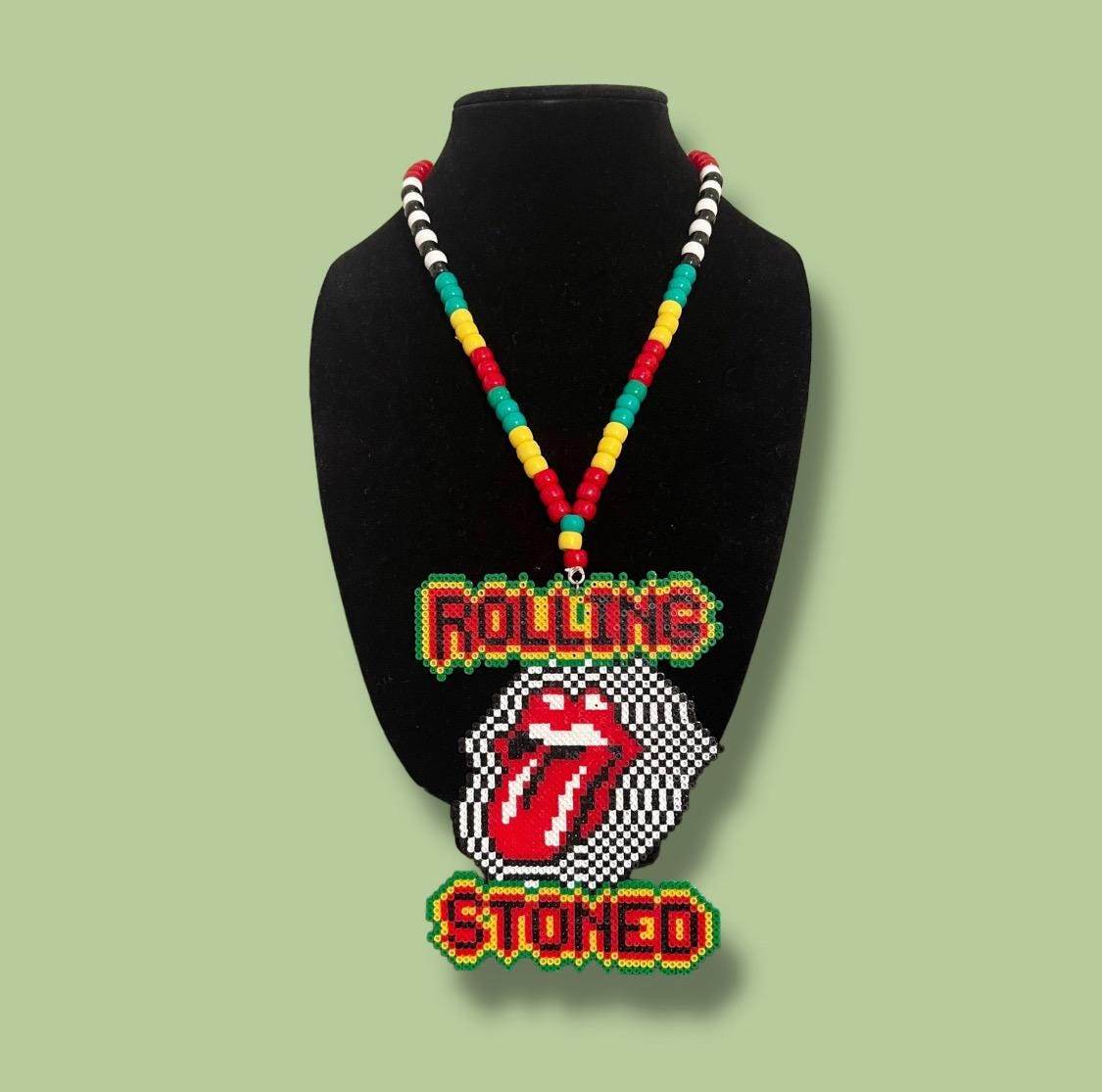 Rolling stones necklace - Etsy 日本