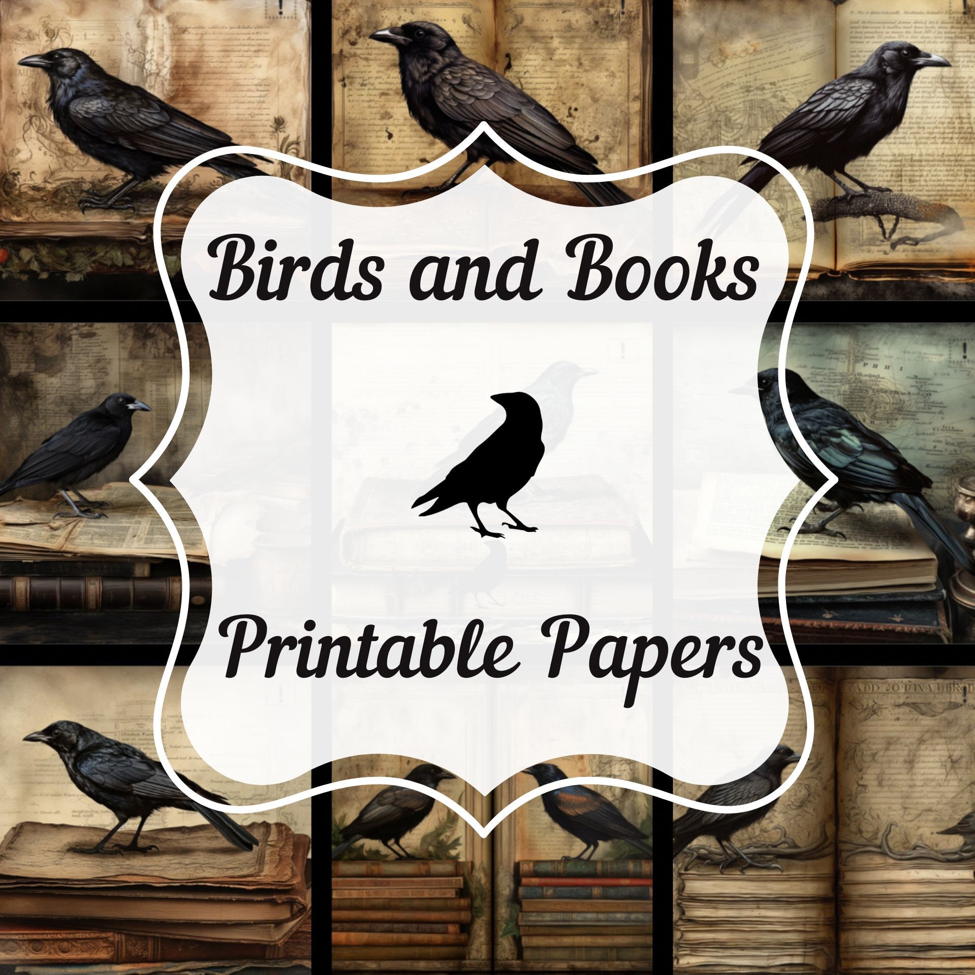 Printable Birds and Butterflies Ephemera, Junk Journal Papers, Instant  Download PDF/JPG – Kelly's Crafty Corner