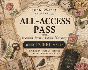 Entire Shop Pass | Digital Art & Paper Craft Designs (Digital Download)