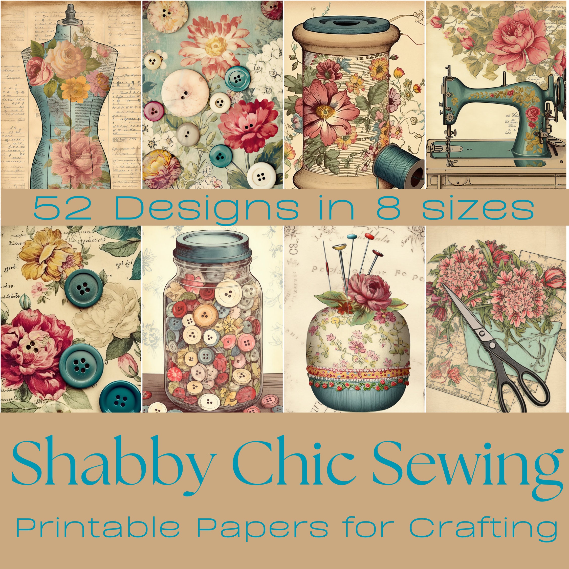 Sewing Pattern Paper Pack Pieces of Pattern Tissue & Instructions