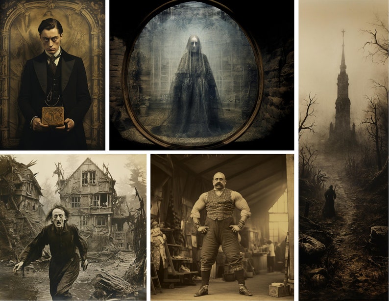 VINTAGE GOTHIC KIT | Over 275 Individual Gothic Elements, Over 60 ...