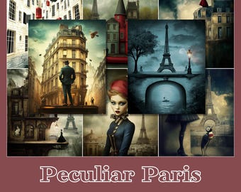 Surreal Paris Ephemera | Junk Journal Kit (Digital Download)