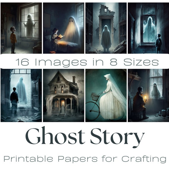 Ghost Story Ephemera | Printable Junk Journal Supplies (Digital Download)