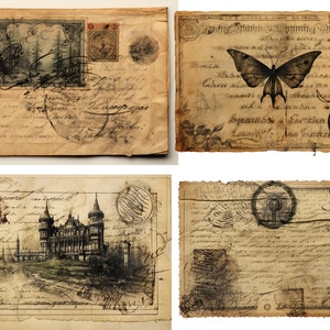 VINTAGE GOTHIC KIT | Over 275 Individual Gothic Elements, Over 60 ...