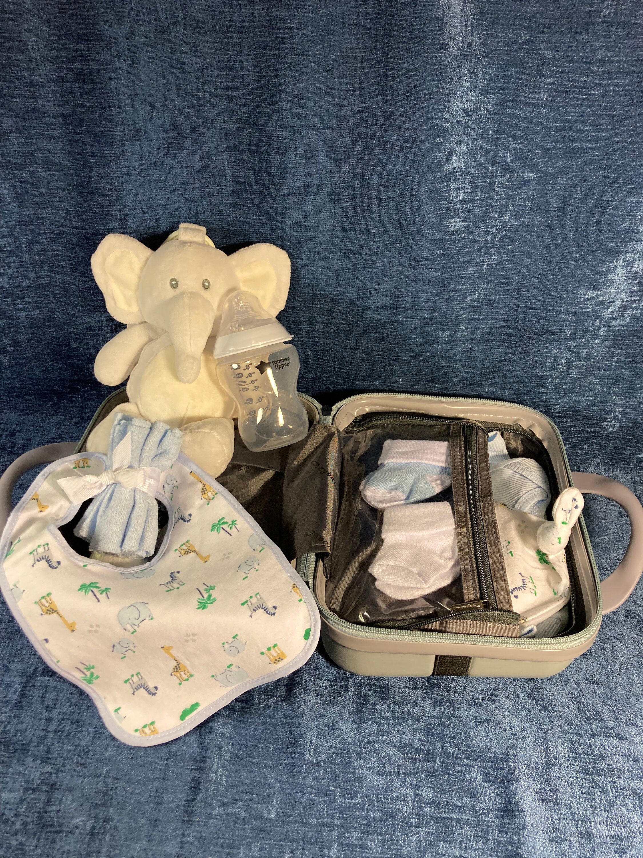 Baby Boy Suitcase Gift