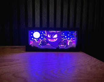 Alpollo - LED 3D night light lamp | Color change | USB + remote control + app (Fan Art)
