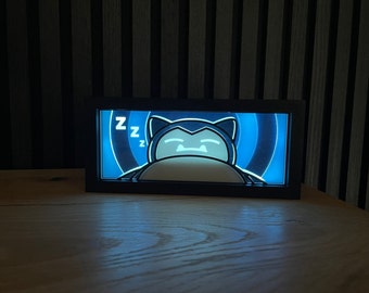 Relaxo - LED 3D Night Light Lamp | Color Changing | USB + Remote + App (Fan Art)