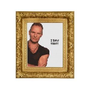 Sting Saw That -  subversive cross stitch pattern - cross stitch pattern - cross stitch PDF - modern cross stitch - instant download