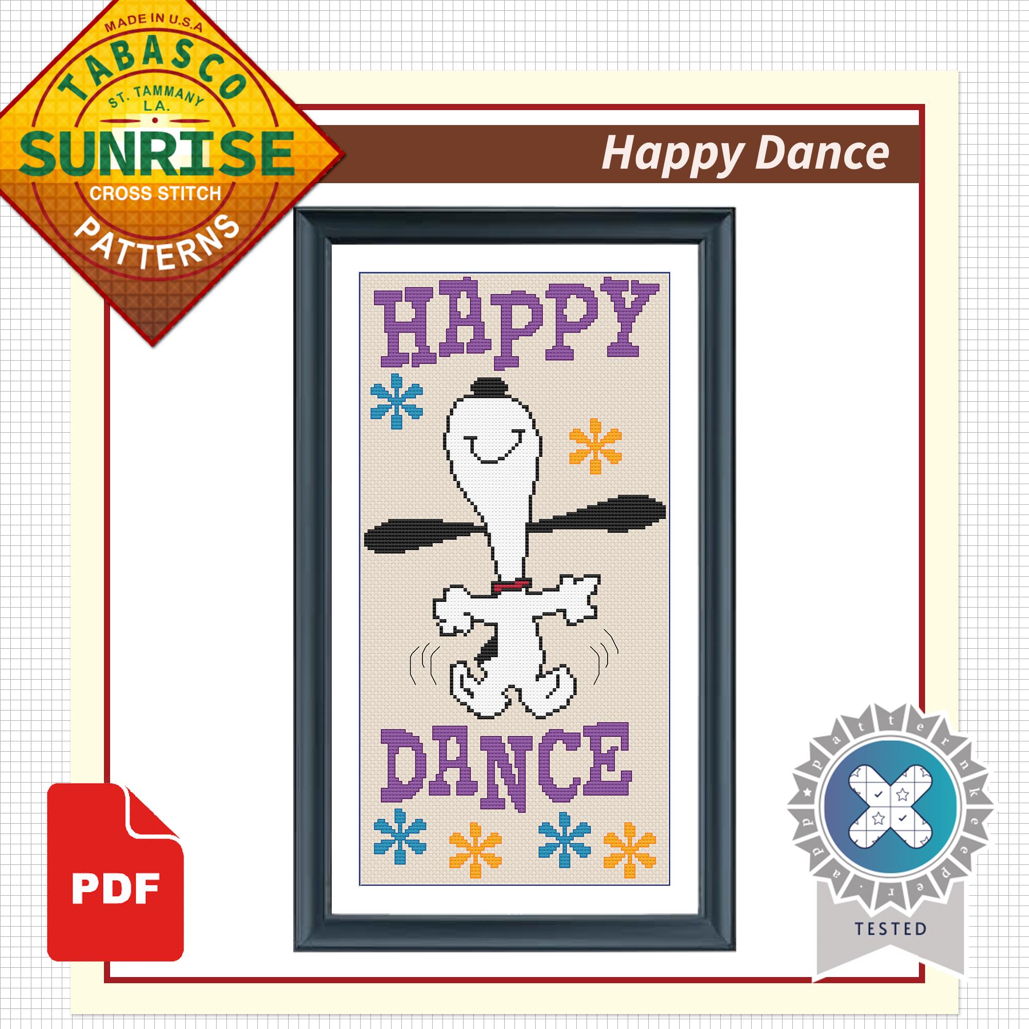 Snoopy Cross Stitch | Happy Dance! | Iconic Peanuts Design | Perfect Gift  for Peanuts Fans | Fun and Easy Needlework Project - Etsy, image size:2000x2000
