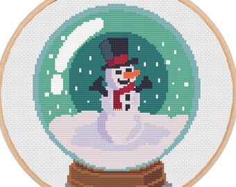 Frosty Snow Globe | PDF Cross Stitch Pattern - Etsy