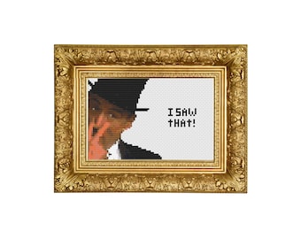 Jack Byrnes Saw That -  subversive cross stitch pattern - cross stitch pattern - cross stitch PDF - modern cross stitch - instant download