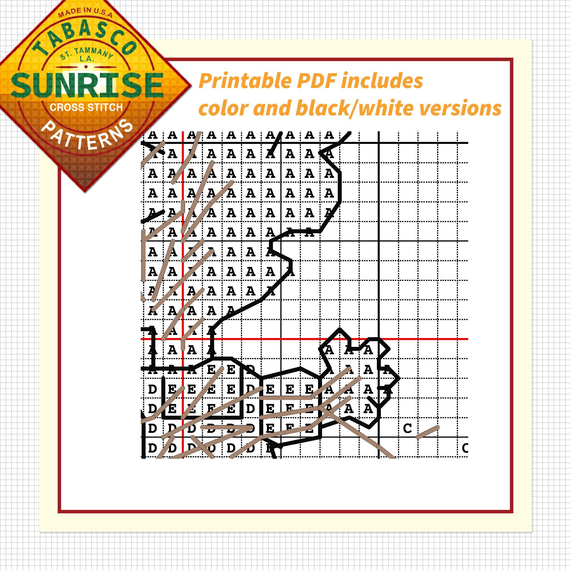 Linus Miniature Cross Stitch Pattern | Small and Easy Comic Design | 3 ...