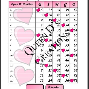 Valentine&#39;s Day Hearts Powerball