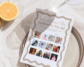 Baby Shower Guess The Age Game Template How Old Were They Baby Shower Game Card How Old Were Mom Dad Gender Neutral New Parent to Be BB66