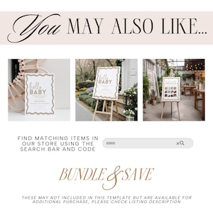 Baby Shower Prediction Card Gender Neutral Game Idea Advice For Parent Boho Wave Editable Canva Template Prediction And Advice For Parents image 8