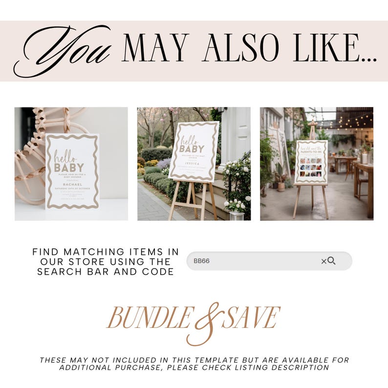 Baby Shower Prediction Card Gender Neutral Game Idea Advice For Parent Boho Wave Editable Canva Template Prediction And Advice For Parents image 8