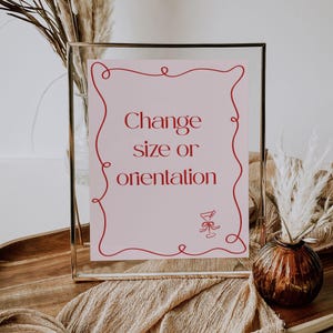 Change Template Size or Orientation for Me, invitation add on, edit my invite, customization add-on, 48 hour turn around