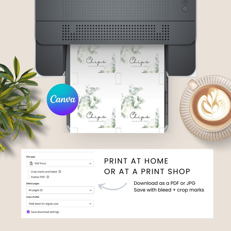 Minimalistic Place Cards Canva Template Seating Arrangement Etsy