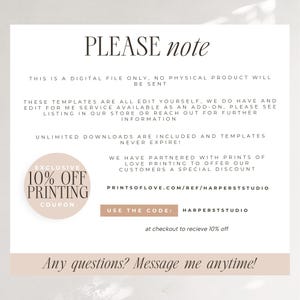 The image is a digital file only, no physical product will be sent. These templates are all edit yourself, we do have and edit for me service available as an add-on. Please see listing in our store or reach out for further information.