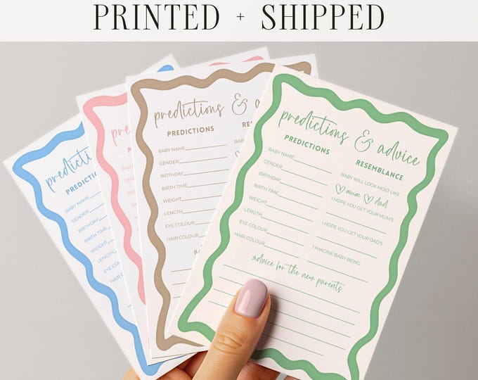 PRINTED + SHIPPED