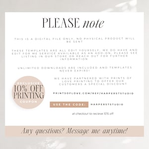 The image is a digital file only, no physical product will be sent. These templates are all edit yourself, we do have and edit for me service available as an add-on. Please see listing in our store or reach out for further information.