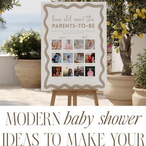 Baby Shower Prediction Card Gender Neutral Game Idea Advice For Parent Boho Wave Editable Canva Template Prediction And Advice For Parents image 18