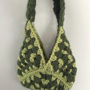 Crochet Shoulder Bag,Handmade Boho Purse, Everyday Crossbody Bag, Cottagecore Style, Lightweight Crochet Tote, Gift for Her