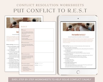 Conflict Resolution Worksheets, Relationship Strengthening (PDF)
