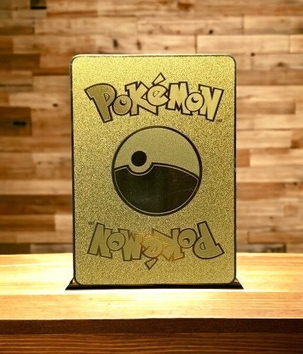 Carta Pokémon Customizada Charizard V Shiny Metal Dourado