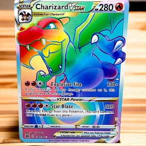 rainbow rare pokemon cards for sale 3 Pokémon Card Vmax Bundle - 1 Secret Rare Rainbow Card - No Duplicates main image 1