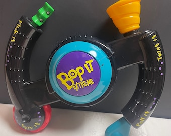 Vintage Bop It Extreme Push and Pull Game by Hasbro 1990s Toy