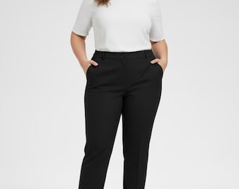 NWT MaryCrafts Black Dress Pants Size 14