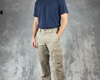 True Spec Beige Cargo Pants SZ 32 x 34