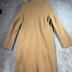 Anthropologie Sleeping On Snow Tan Open Front Long Cardigan Sweater Size M immagine 4