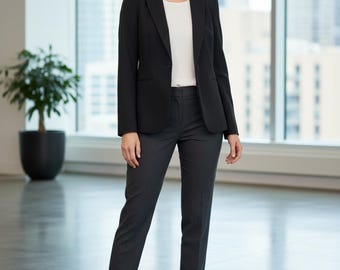Liz Claiborne Black Classic Blazer SZ 8