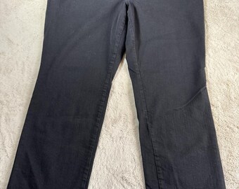 Lee Relaxed Fit Straight Leg Black Jeans 20W Petite