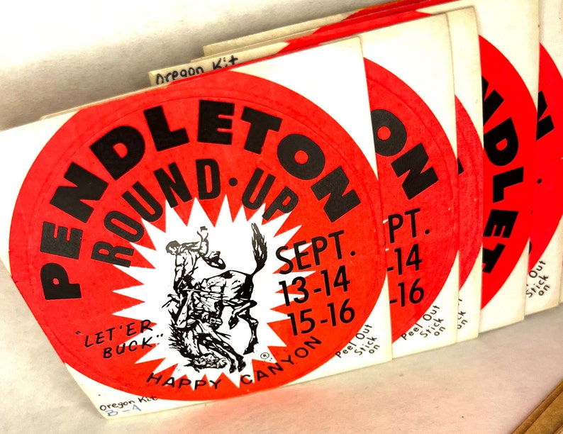 Pendleton Roundup Memorabilia and Trinkets 1966 and 1967 Rodeo Gift