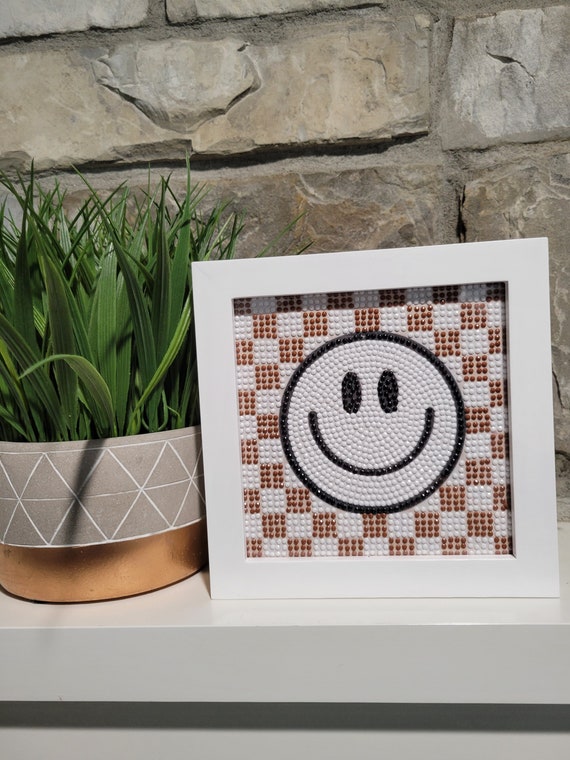 Smile Checkerboard Diamond Art Kit